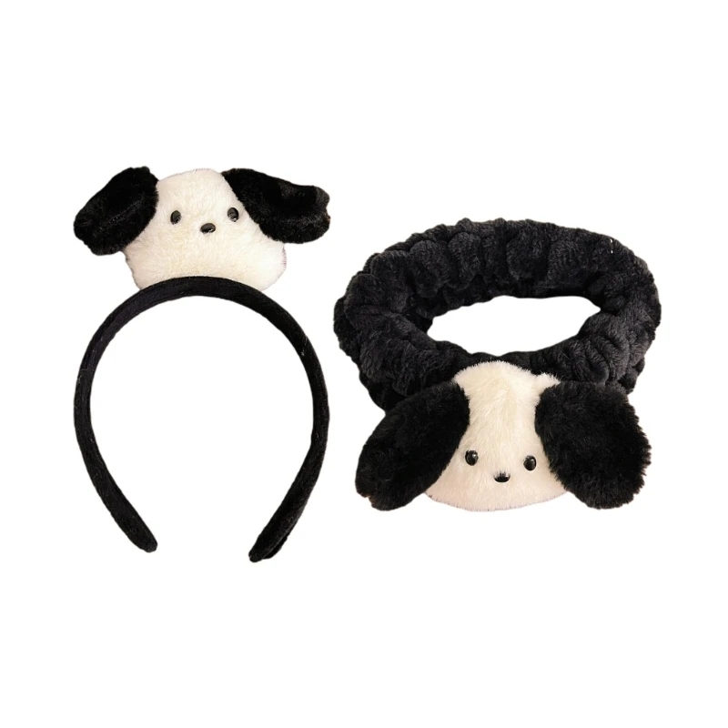 

Sweet Puppy Ear Headband Wide-brimmed Elastic Hairbands Hair Decors