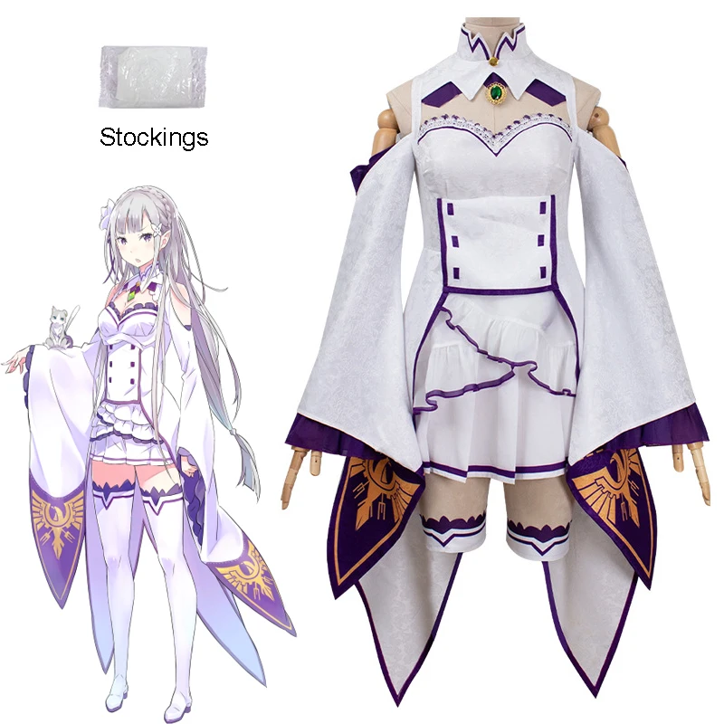 Emilia Re Zero Cosplay Costume Dress Women Girl Anime Role Play Uniform Accessories Halloween Christmas Carnival
Emilia Re Zero Cosplay Costume Dress Women Girl Anime Role Play Uniform Accessories Halloween Christmas Carnival