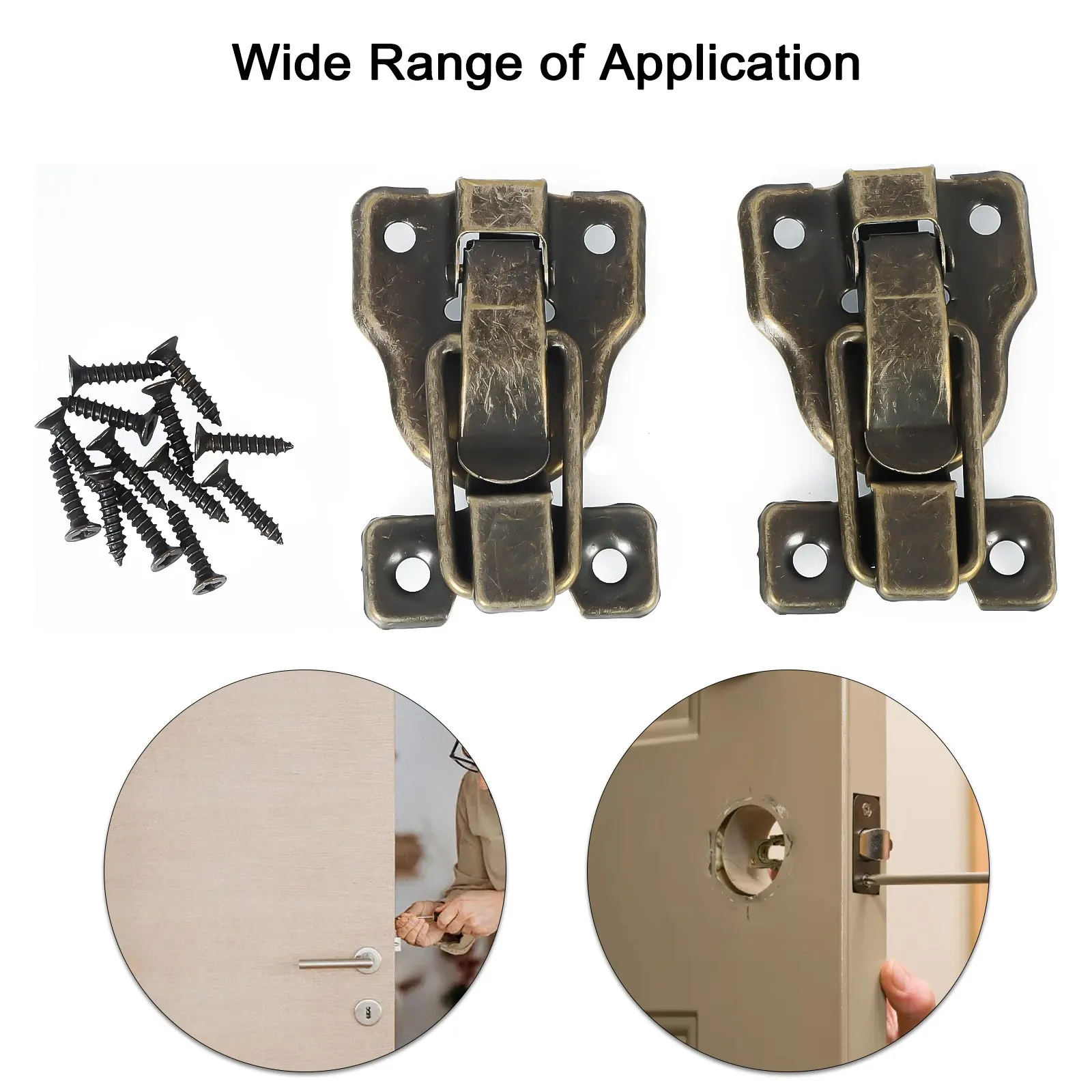2PCS Toggle Hasp Latch Clasp Clip Golden Silver Jewelry Chest Gift Wine Wooden Box Case Toggle Latch Hasp Hook Can Lock Lockable
2PCS Toggle Hasp Latch Clasp Clip Golden Silver Jewelry Chest Gift Wine Wooden Box Case Toggle Latch Hasp Hook Can Lock Lockable