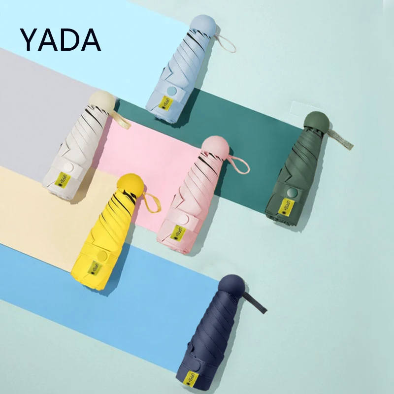 YADA 8K креативный карманный мини-зонтик портативный дождь и солнце 5 складных Зонтиков Зонтик для женщин УФ-лампа YS230021
YADA 8K креативный карманный мини-зонтик портативный дождь и солнце 5 складных Зонтиков Зонтик для женщин УФ-лампа YS230021