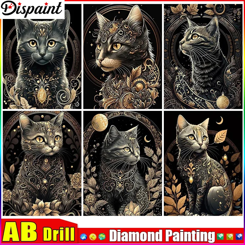 Dispaint AB 5D DIY Diamond Embroidery Full Display "Animals Cat Flower" Diamond Painting Square/Round Rhinestones Decor Art
Dispaint AB 5D DIY Diamond Embroidery Full Display "Animals Cat Flower" Diamond Painting Square/Round Rhinestones Decor Art