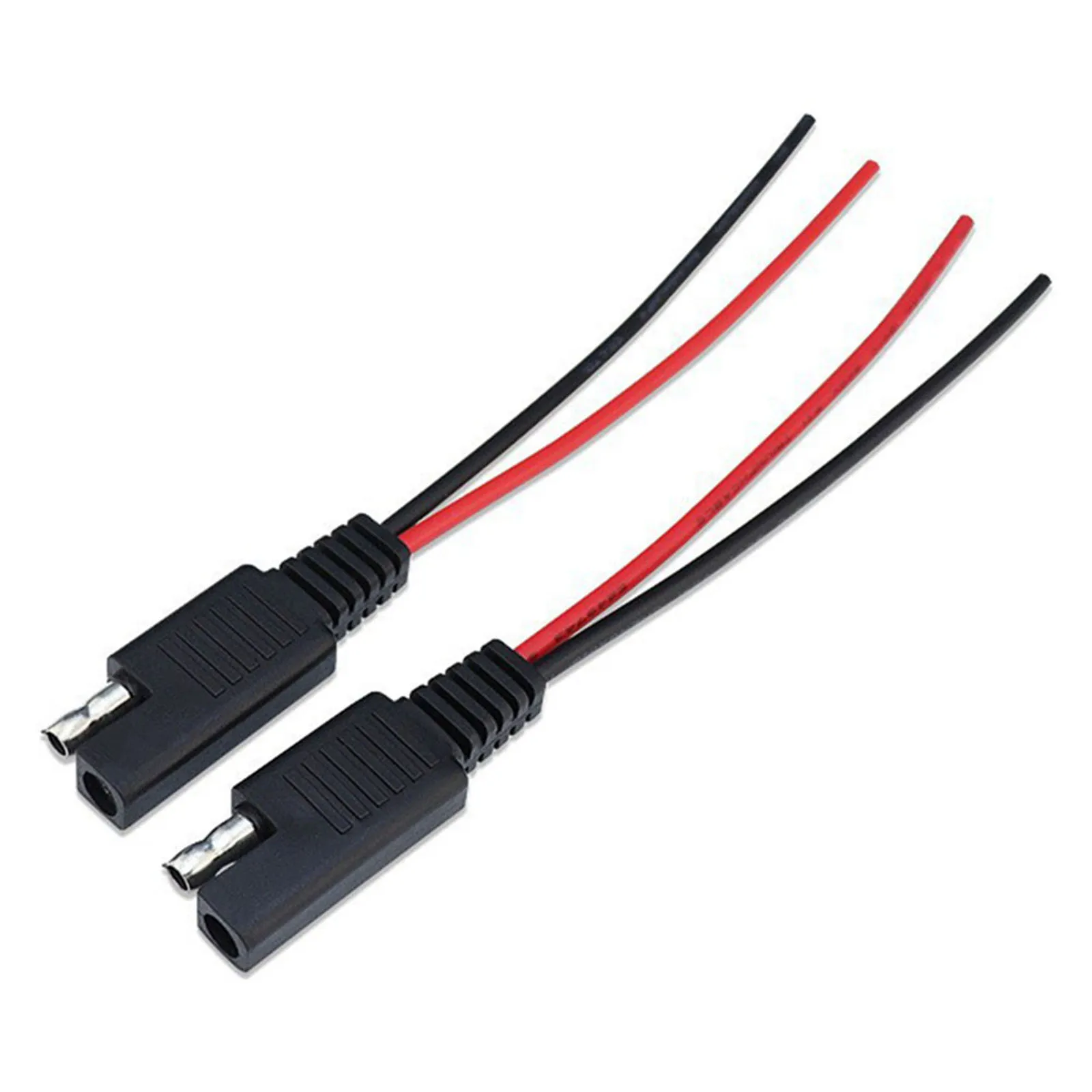 

1Pair 2 Cores Male Female SAE Single Ended Extension Cable 18AWG SAE Quick Disconnect Plug Cable 25CM Power Extension Cable