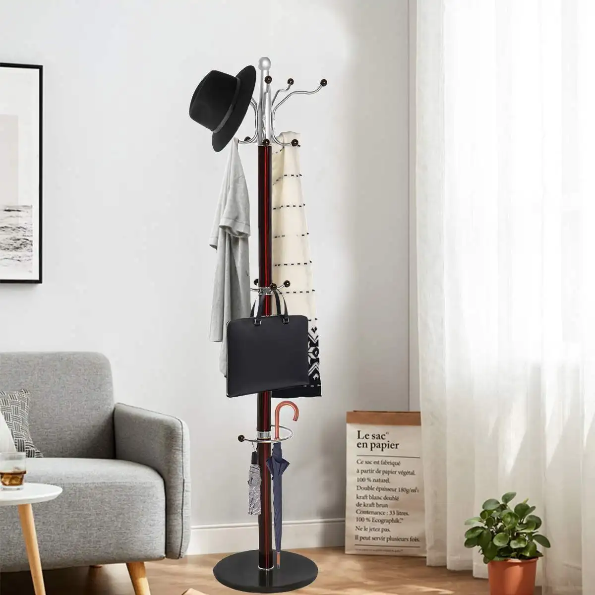 Heavy Duty Modern Floor Free Standing Round Base Clothes Hanger Hat Stand Rack Coat Racks Coat Tree Purse Rack Umbrella Hold
Heavy Duty Modern Floor Free Standing Round Base Clothes Hanger Hat Stand Rack Coat Racks Coat Tree Purse Rack Umbrella Hold