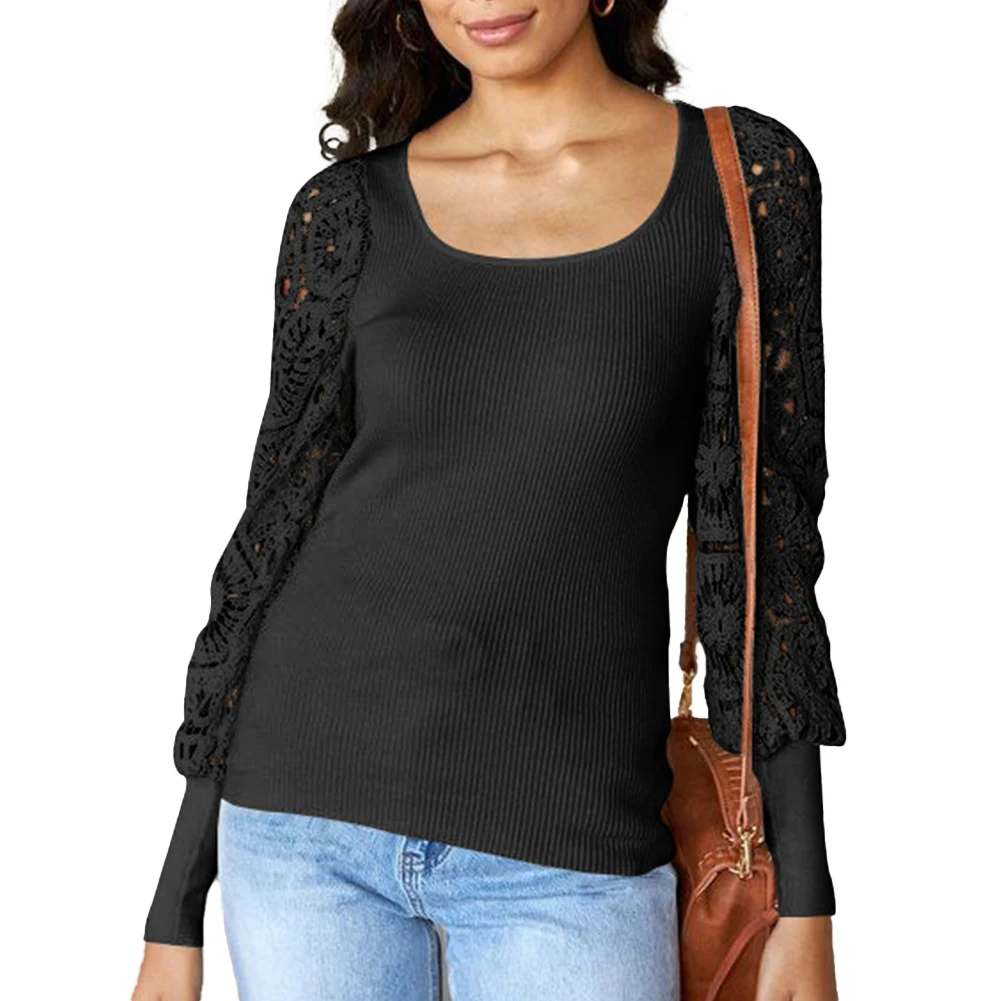 Clothing Top Autumn Daily Elegant Female Hollow Out Lace Patchwork All-match Pullover Fashion Lantern Long Sleeve
Clothing Top Autumn Daily Elegant Female Hollow Out Lace Patchwork All-match Pullover Fashion Lantern Long Sleeve