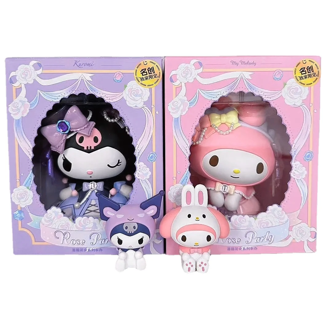 Original Sanliou Roughly Kuromi Melody Cartoon Handle Rose Series Ornaments Toys Action Figures Holiday Gifts for Children
Original Sanliou Roughly Kuromi Melody Cartoon Handle Rose Series Ornaments Toys Action Figures Holiday Gifts for Children