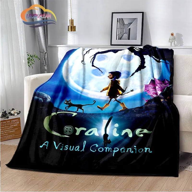 Coraline Animated Movie Blanket Sofa and Bed Warm Thermal Children's Bedspread Cartoon Flannel Comfortable
Coraline Animated Movie Blanket Sofa and Bed Warm Thermal Children's Bedspread Cartoon Flannel Comfortable