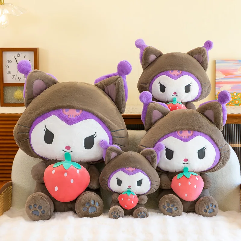 Новинка, кукла-трансформер Sanrio Kuromi в виде клубники, плюшевая игрушка, милая кошка, тканевая кукла-трансформер, Подушка для сна, подарок на день рождения, плюшевая подушка
Новинка, кукла-трансформер Sanrio Kuromi в виде клубники, плюшевая игрушка, милая кошка, тканевая кукла-трансформер, Подушка для сна, подарок на день рождения, плюшевая подушка