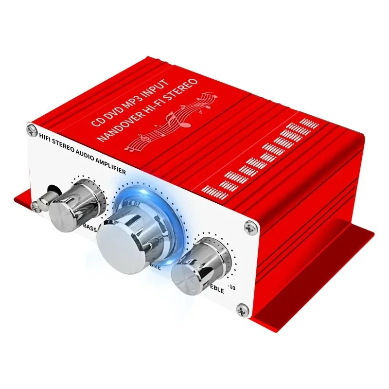 Mini Audio Power Amplifier Volume Control Aluminum Alloy Compact Hi-fi Stereo Reciever 12V for Tablet Computer Home Car Audio TV
Mini Audio Power Amplifier Volume Control Aluminum Alloy Compact Hi-fi Stereo Reciever 12V for Tablet Computer Home Car Audio TV