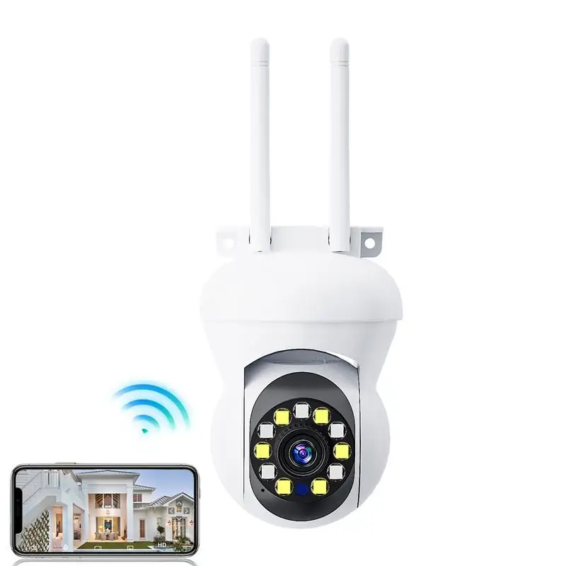 

Security Camera Indoor Night And Day Dome Security Camera Real-Time Monitoring Rotatable Camera For Living Room Bedroom Balcony