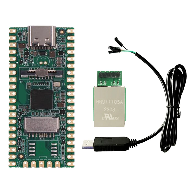 

RISC-V молоко-V Duo макетная плата + порт RJ45 + STC загрузчик CV1800B поддержка Linux для любителей Интернета вещей долговечные геймеры DIY