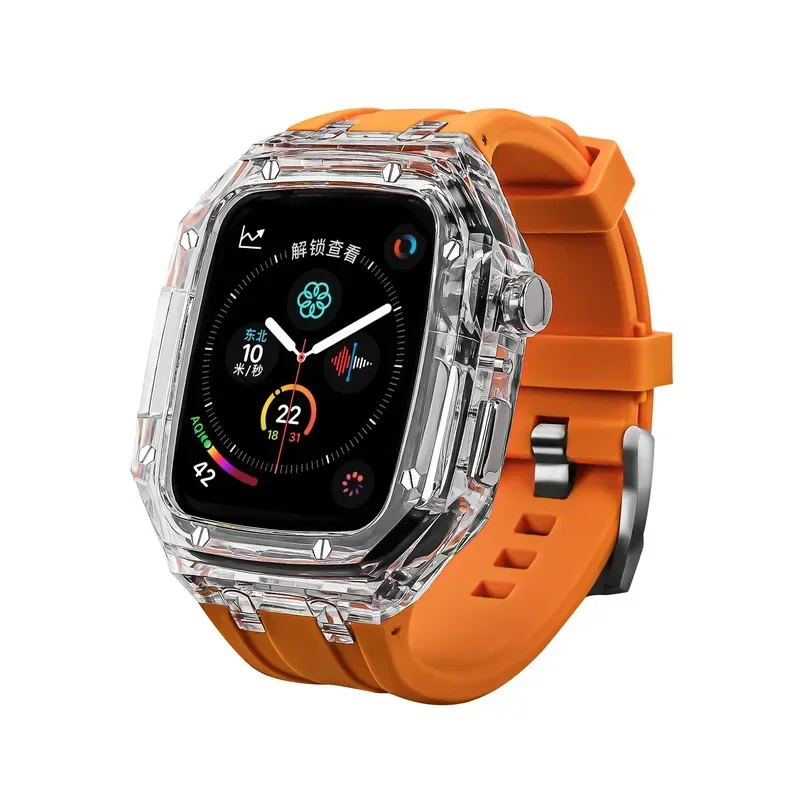 Transparent Modification Kit For Apple Watch 8 7 45MM Plastic Protector For IWatch Series 6 SE 5 44MM 41MM 40MM Sport Bracelet
Transparent Modification Kit For Apple Watch 8 7 45MM Plastic Protector For IWatch Series 6 SE 5 44MM 41MM 40MM Sport Bracelet