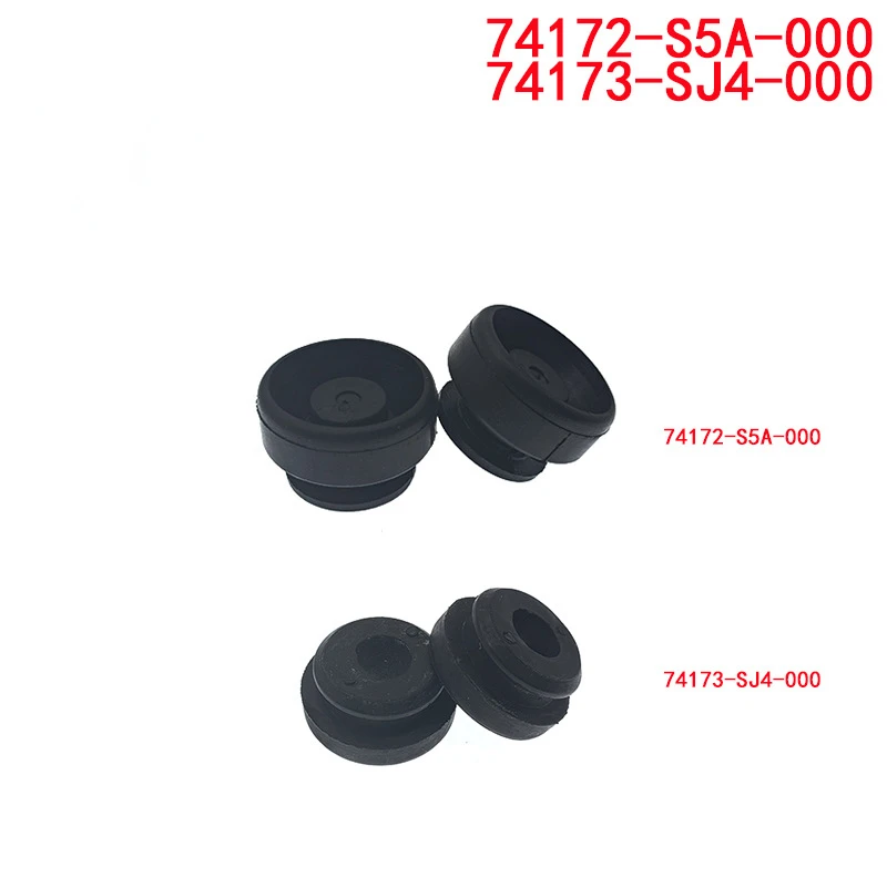 

4pcs 74172-S5A-000 74173-SJ4-000 Car Radiator Parts Upper Lower Rubber Mount Cushion Bushing for Honda CRV Accord Pilot Civic