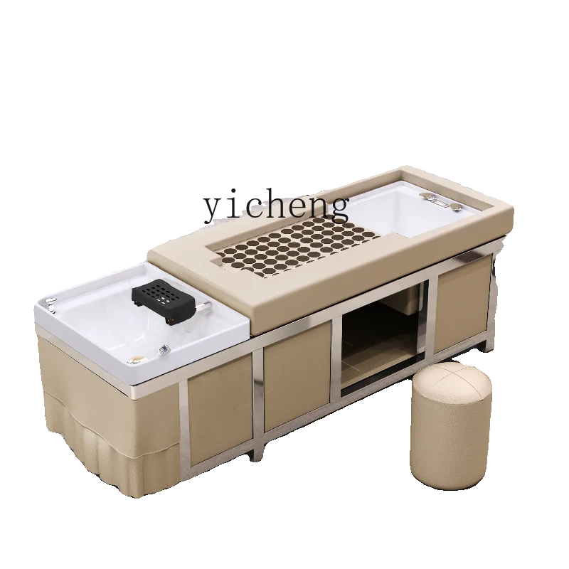 

Xl Head Therapy Moxibustion Facial Bed Barber Shop Moxibustion Spa Fumigation Massage Integrated Bed