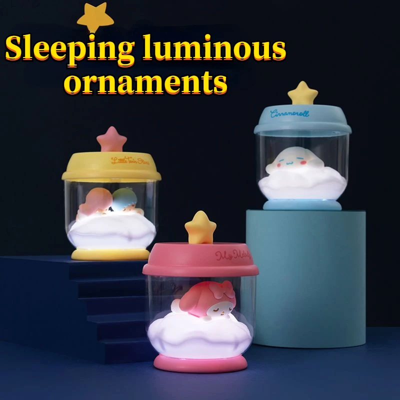 Sanrio Small Night Lamp Bedside Room Energy-Saving Plug-in Bedroom Luminous Decoration Gift Toy Block Action Figure Anime Kuromi
Sanrio Small Night Lamp Bedside Room Energy-Saving Plug-in Bedroom Luminous Decoration Gift Toy Block Action Figure Anime Kuromi