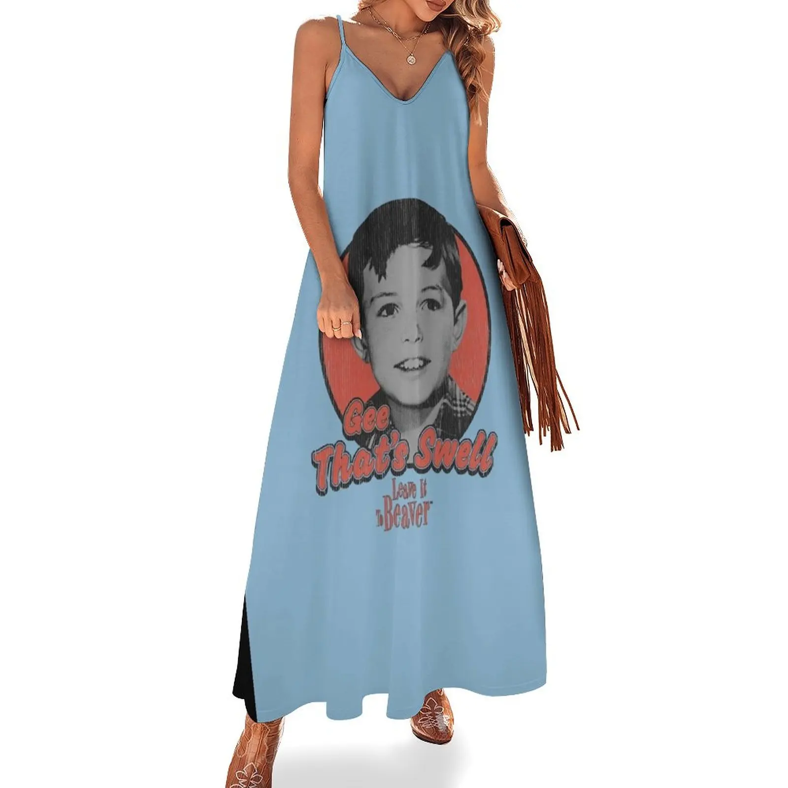 Leave It To Beaver Essential T-Shirt Sleeveless Dress Women long dress summer dress daily
Leave It To Beaver Essential T-Shirt Sleeveless Dress Women long dress summer dress daily