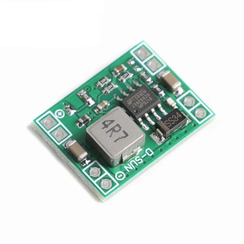 Ultra-Small Size DC-DC Step Down Power Supply Module MP1584EN 3A Adjustable Buck Converter for Replace LM2596
Ultra-Small Size DC-DC Step Down Power Supply Module MP1584EN 3A Adjustable Buck Converter for Replace LM2596
