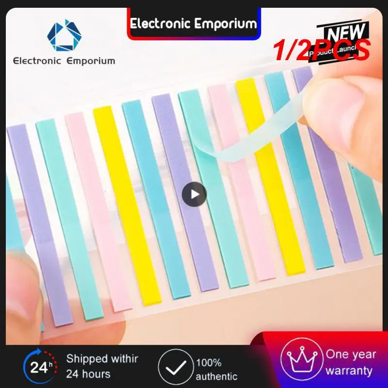 1/2PCS Color Stickers Transparent Fluorescent Flags Very Thin Strip Index Sticker Writable Color Transparent Post
1/2PCS Color Stickers Transparent Fluorescent Flags Very Thin Strip Index Sticker Writable Color Transparent Post