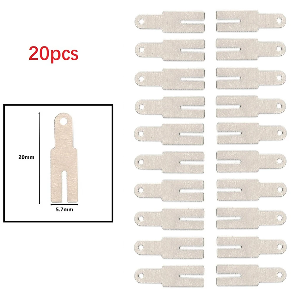 20pcs Y-Shaped Nickel Sheets Battery Connection Nickel Plated Steel Strip For Spot Welder Welding Tools Accessories
20pcs Y-Shaped Nickel Sheets Battery Connection Nickel Plated Steel Strip For Spot Welder Welding Tools Accessories