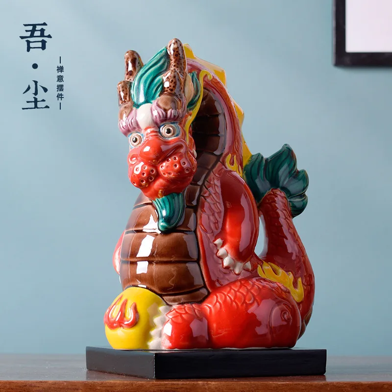 Креативный керамический драконовый шкаф Guochaofeng для гостиной, ТВ, домашнего стола, украшения для офиса, драконов, игры, жемчужное украшение, подарок
Креативный керамический драконовый шкаф Guochaofeng для гостиной, ТВ, домашнего стола, украшения для офиса, драконов, игры, жемчужное украшение, подарок