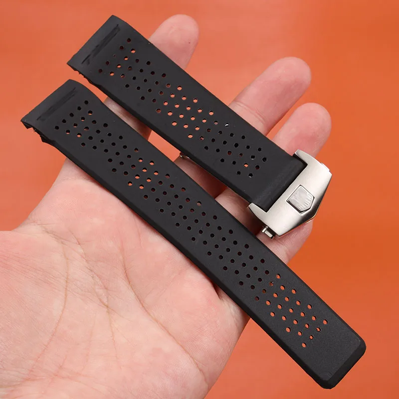 For TAG Wrist straps 22mm 24mm TOP Breathable swimming Rubber Watchband with Stainless Steel Deployment Buckle Watch BANDS
For TAG Wrist straps 22mm 24mm TOP Breathable swimming Rubber Watchband with Stainless Steel Deployment Buckle Watch BANDS