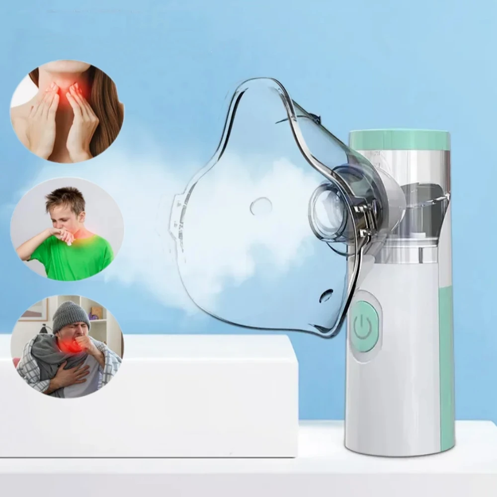

Portable Nebulizer Ultrasound Medical Atomizer Nebuliser Inhalator Nebulizator Silent Inhaler Humidificador Nebulizador Machine