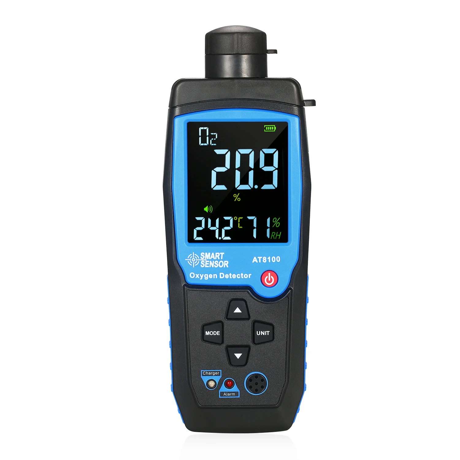 Handheld Digital Oxygen Detector USB Rechargeable O2 Sensor Tester Monitor LCD Display Adjustable Alarm Power Off Oxygen Meter
Handheld Digital Oxygen Detector USB Rechargeable O2 Sensor Tester Monitor LCD Display Adjustable Alarm Power Off Oxygen Meter