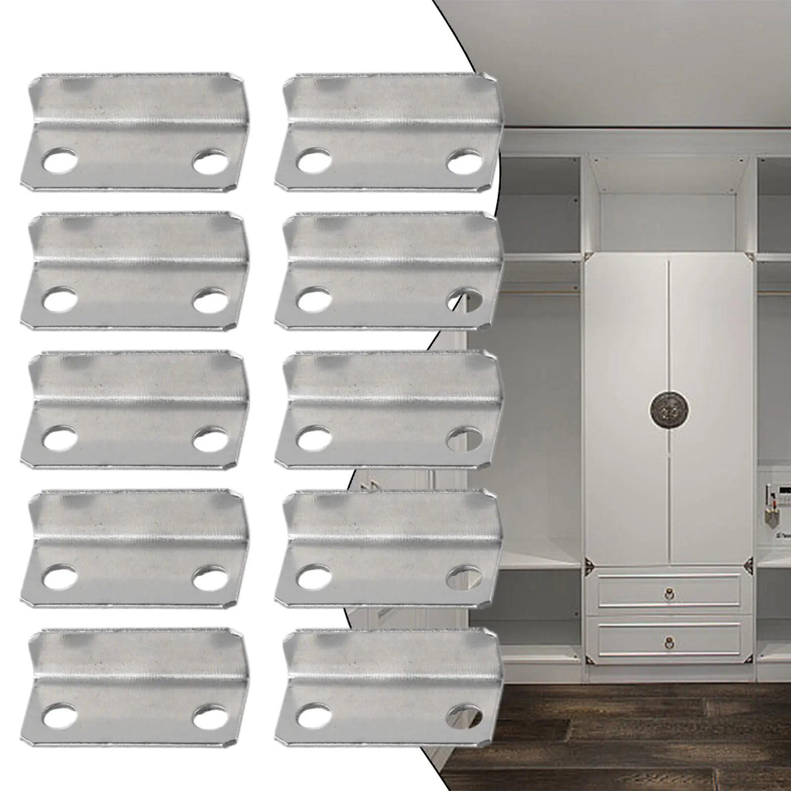 Secure and Durable Metal Drawer Lock Strike Plate Easy Installation Ideal for Home Office 10pc Set Silver Tone
Secure and Durable Metal Drawer Lock Strike Plate Easy Installation Ideal for Home Office 10pc Set Silver Tone