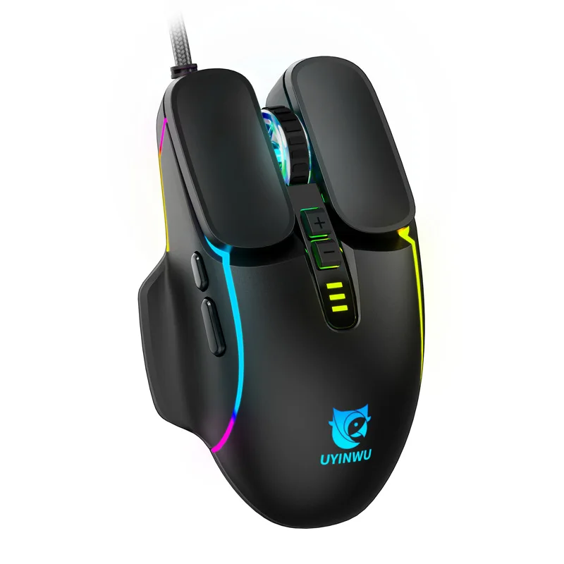 Computer Mouse Gamer Ergonomic Gaming Mouse USB Wired Game Mause 8000 DPI Mice With LED Backlight 7 Button For PC Laptop
Computer Mouse Gamer Ergonomic Gaming Mouse USB Wired Game Mause 8000 DPI Mice With LED Backlight 7 Button For PC Laptop