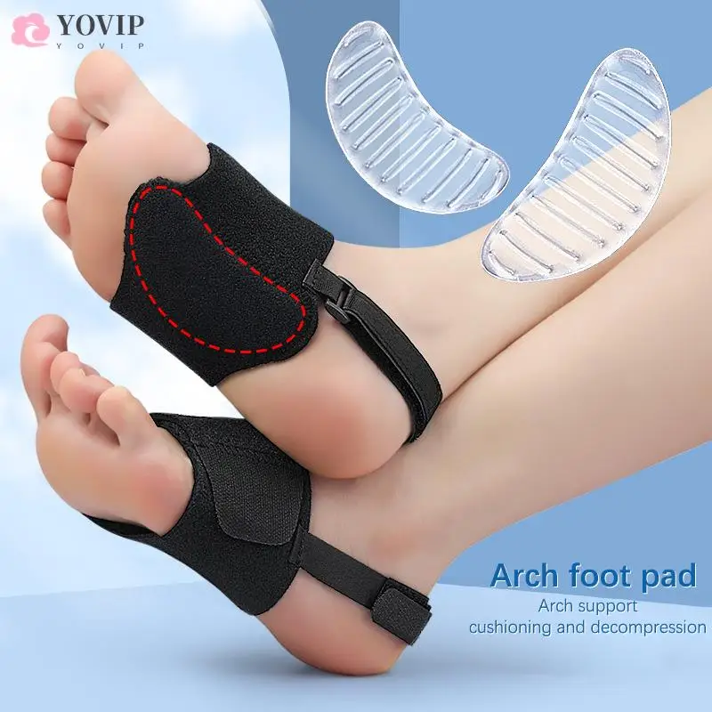 

1Pair Arch Support Insoles Plantar Fasciitis Heel Spurs Strap Foot Care Flat Feet Relieve Pain Insoles Socks Orthotic Insole Pad