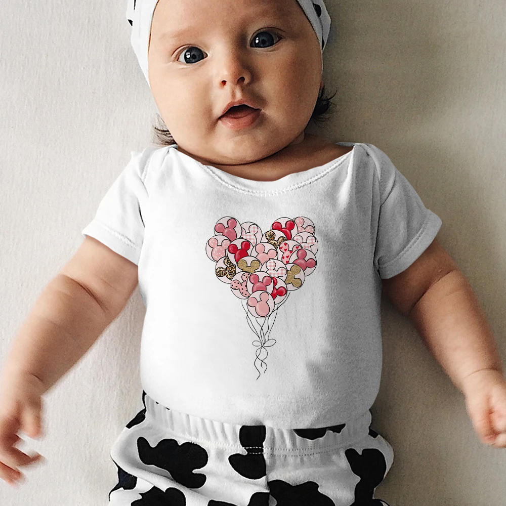 Simple Disney Mickey Head Balloon 0-24M Newborn Romper Cute Mickey Castle Series Funny All-Match Short Sleeve Baby Onesie
Simple Disney Mickey Head Balloon 0-24M Newborn Romper Cute Mickey Castle Series Funny All-Match Short Sleeve Baby Onesie