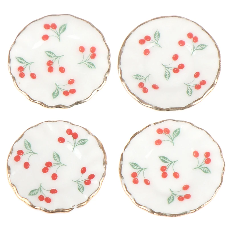 4pcs 1:12 Dollhouse Miniatures Cherry Dishes Plate Tableware Kitchen Accessory
4pcs 1:12 Dollhouse Miniatures Cherry Dishes Plate Tableware Kitchen Accessory