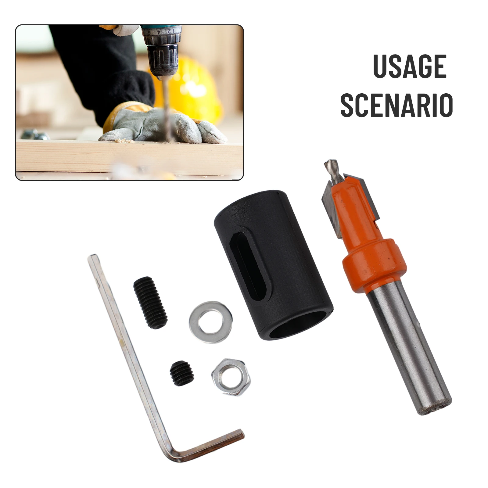 Countersink Drill Bit Woodworking Alloy Steel Round Shank Stopper Self Tapping Screw Taper For Wood Drilling Counterbore
Countersink Drill Bit Woodworking Alloy Steel Round Shank Stopper Self Tapping Screw Taper For Wood Drilling Counterbore