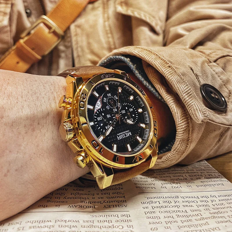 MEGIR Men's Watches Top Brand Luxury Sport Quartz Watch for Men Waterproof Auto Date Men Watch Relogio Masculino
MEGIR Men's Watches Top Brand Luxury Sport Quartz Watch for Men Waterproof Auto Date Men Watch Relogio Masculino