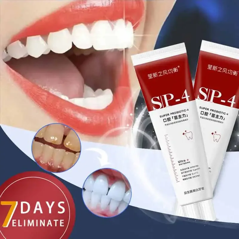 New Teeth Whitening toothpaste Repair of Cavities Caries Removal of Plaque Stains Decay Whitening Yellowing Repair Teeth
New Teeth Whitening toothpaste Repair of Cavities Caries Removal of Plaque Stains Decay Whitening Yellowing Repair Teeth