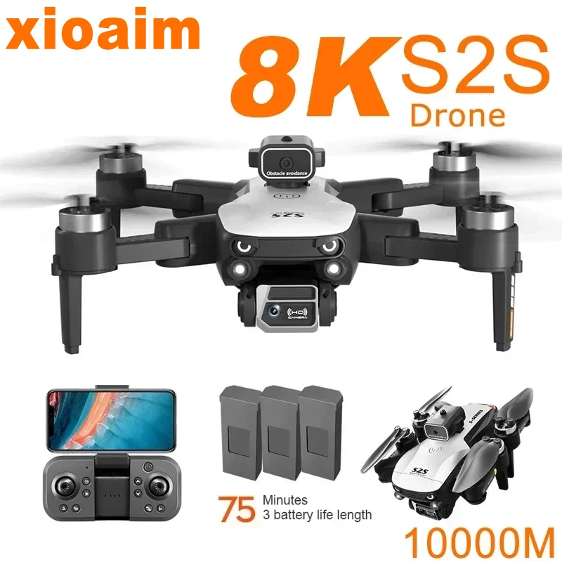 For Xiaomi S2S 8K 5G GPS HD Aerial Photography Dual-Camera Omnidirectional Obstacle Brushless Avoidance Drone Toys Quadcopter
For Xiaomi S2S 8K 5G GPS HD Aerial Photography Dual-Camera Omnidirectional Obstacle Brushless Avoidance Drone Toys Quadcopter