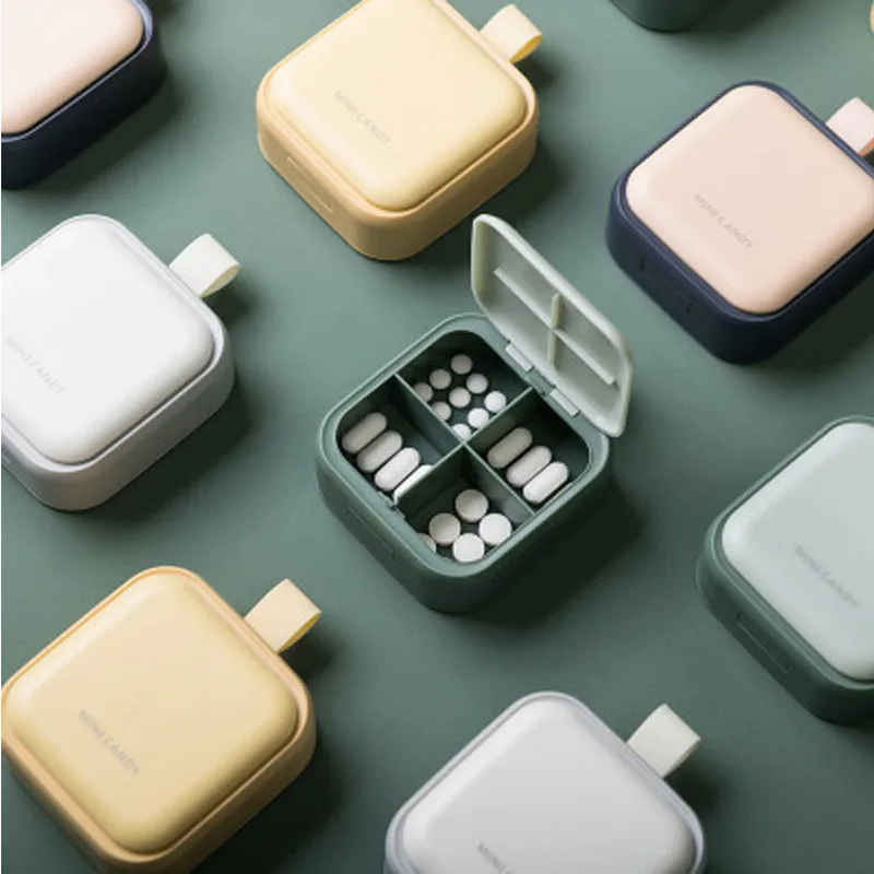 1PC Pill Case Four grid Pill Box Medicine Tablet Dispenser Organizer Storage Box Portable Candy Color Drug Pill Makeup Container
1PC Pill Case Four grid Pill Box Medicine Tablet Dispenser Organizer Storage Box Portable Candy Color Drug Pill Makeup Container