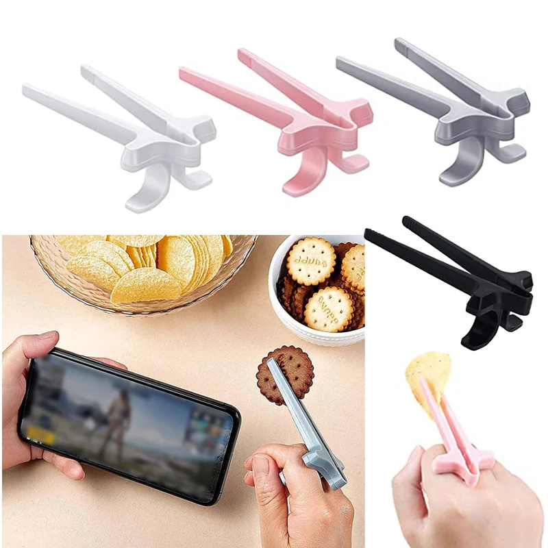 5 PCS Snack Finger Chopsticks Portable Potato Chip Tongs Salad Food Clip Easy To Operate Not Dirty Hand Lazy Chopstick Tool
5 PCS Snack Finger Chopsticks Portable Potato Chip Tongs Salad Food Clip Easy To Operate Not Dirty Hand Lazy Chopstick Tool