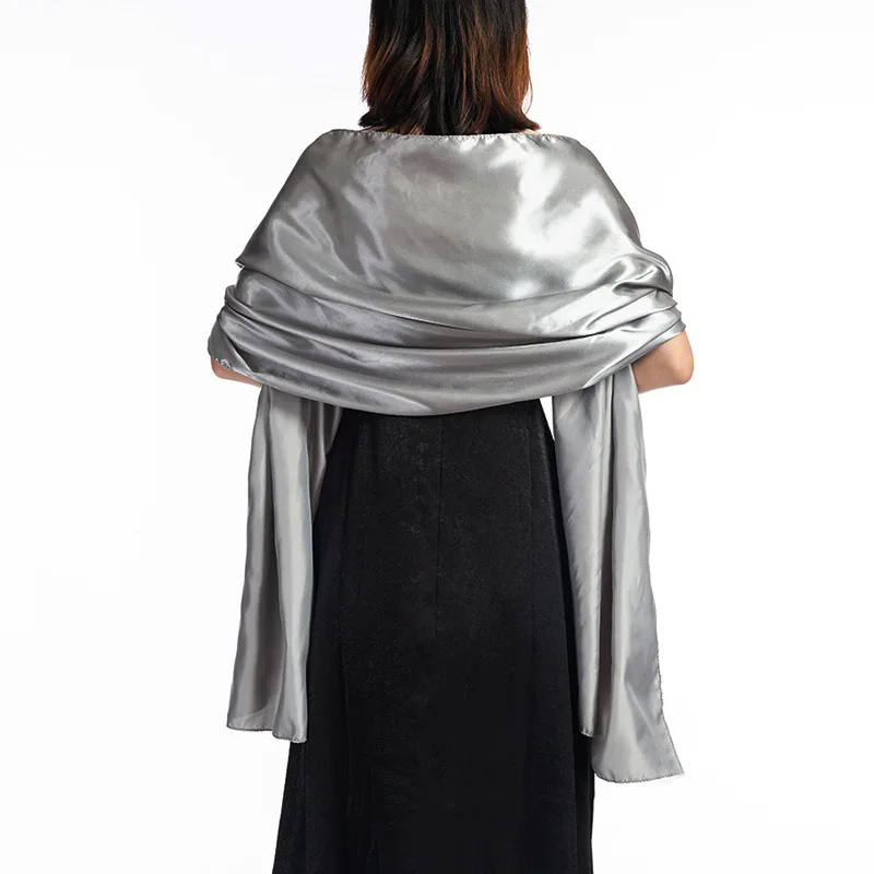 Fashion Women Long Satin Evening Dress Neck Guard Scarf Bandana Headscarf Thin Tassel Party Cloak Wedding Warm Shawl Q63
Fashion Women Long Satin Evening Dress Neck Guard Scarf Bandana Headscarf Thin Tassel Party Cloak Wedding Warm Shawl Q63