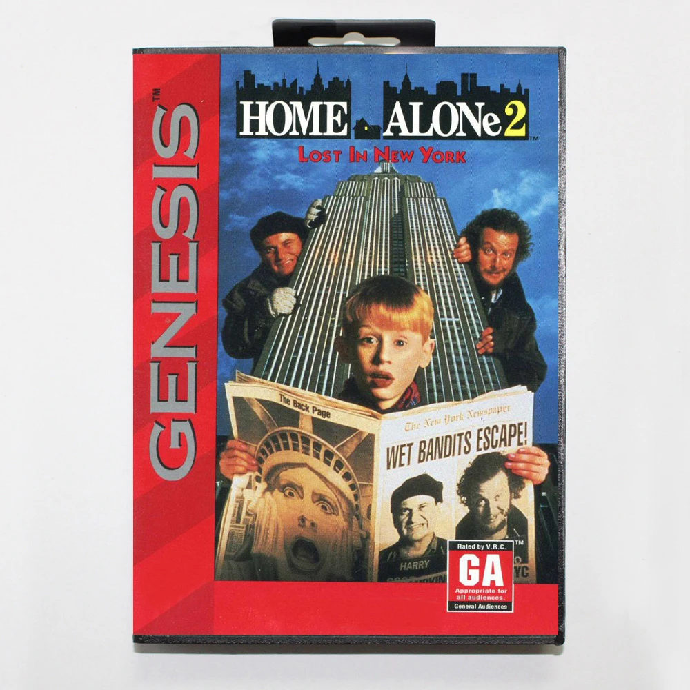 Игровой картридж Home Alone 2 MD с коробкой США для 16-битной системы Sega Megadrive Genesis
Игровой картридж Home Alone 2 MD с коробкой США для 16-битной системы Sega Megadrive Genesis