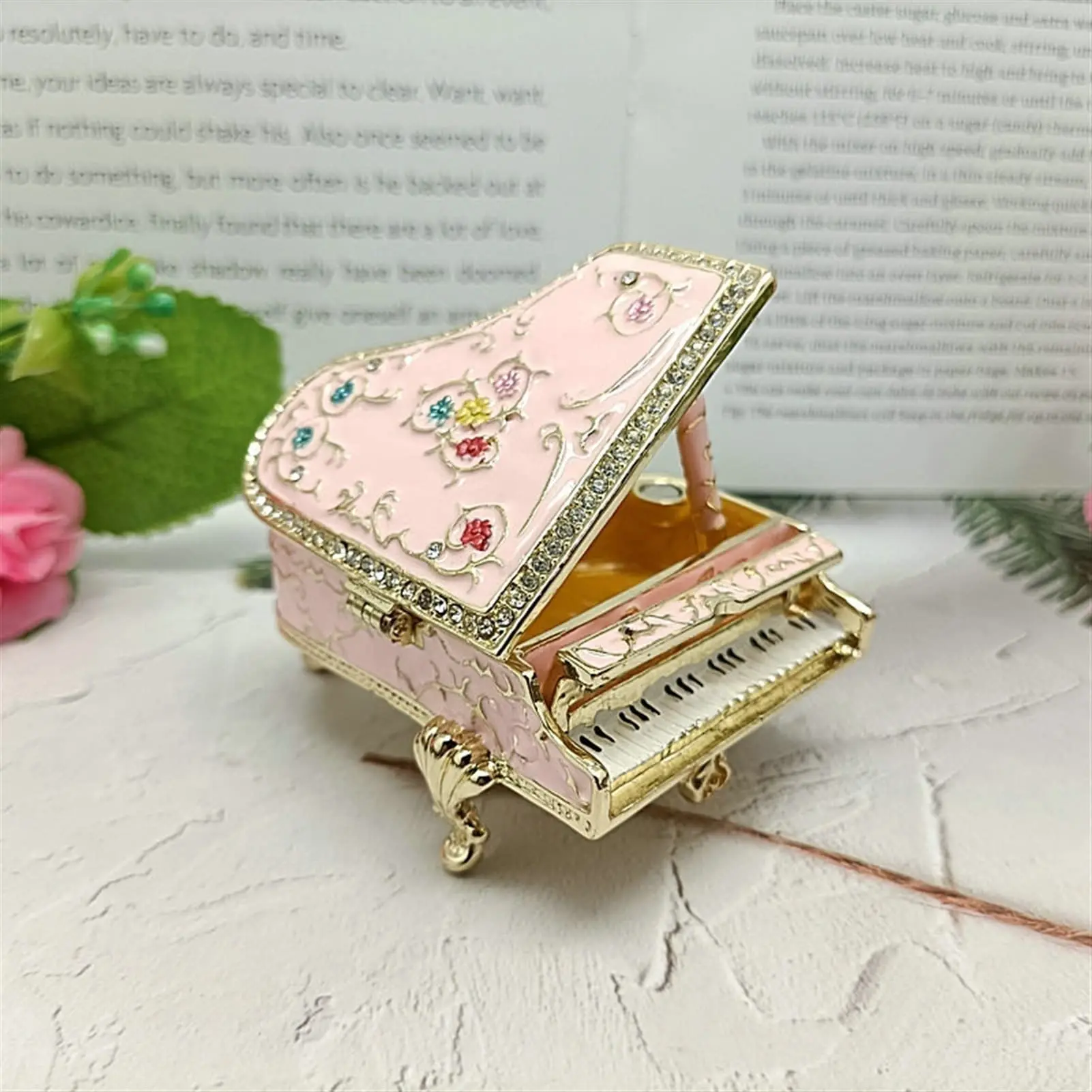 Piano Jewelry Box Organizer Women Girl Alloy Instruments Vintage Enameled Trinket Box Desktop Decorations Exquisite Gifts
Piano Jewelry Box Organizer Women Girl Alloy Instruments Vintage Enameled Trinket Box Desktop Decorations Exquisite Gifts