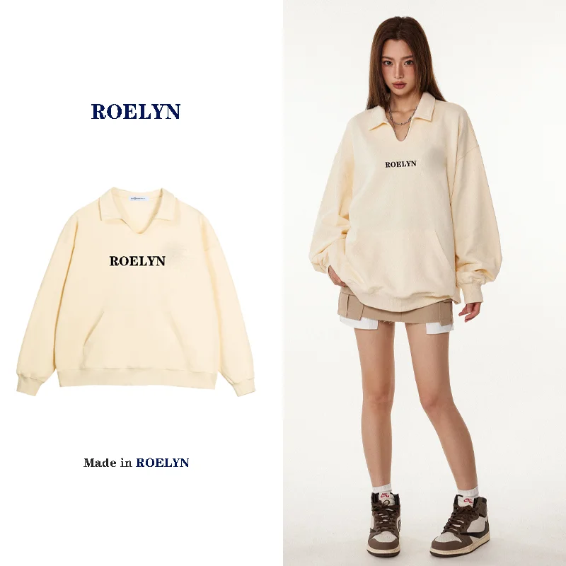 ROELYN™ American Vintage Sweater Women's Autumn/Winter V-Neck Loose Cotton Hatless POLO Top
ROELYN™ American Vintage Sweater Women's Autumn/Winter V-Neck Loose Cotton Hatless POLO Top