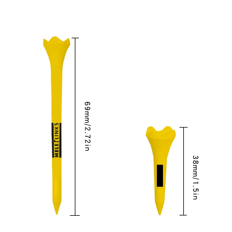 50 Pcs/Box Golf Tees 69mm 38mm Two Size Combination Packaging Long Distance Tee Holder Outdoor Golf Accessory Supplies Drop Ship 50 Pcs/Box Golf Tees 69mm 38mm Two Size Combination Packaging Long Distance Tee Holder Outdoor Golf Accessory Supplies Drop Ship