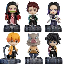 Demon Slayer Kimetsu 10cm Anime Figure Kamado Tanjirou Zenitsu Nezuko Inosuke Giyuu Shinobu Q Version Action Model Collect Toys
Demon Slayer Kimetsu 10cm Anime Figure Kamado Tanjirou Zenitsu Nezuko Inosuke Giyuu Shinobu Q Version Action Model Collect Toys