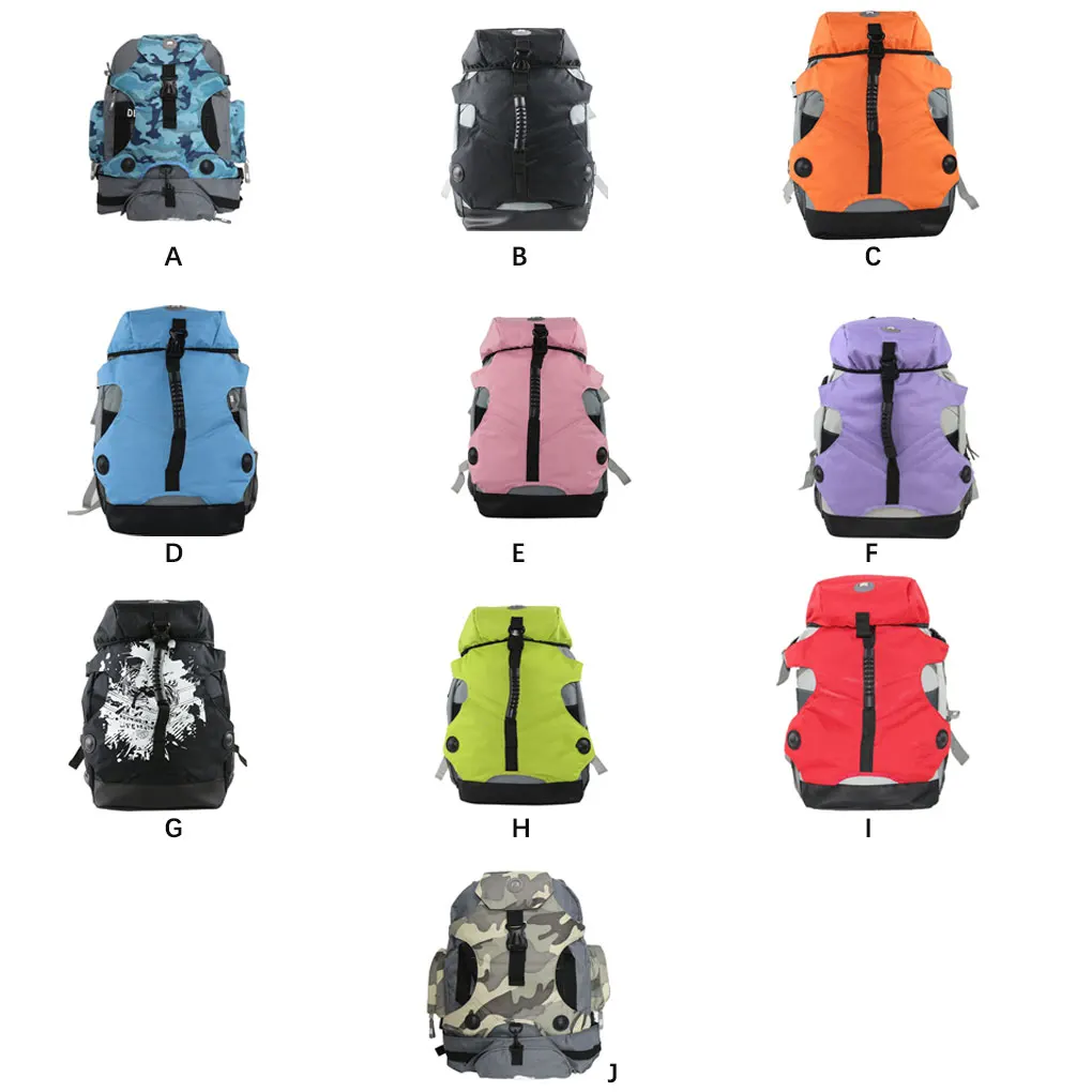 

Рюкзак для роликовых коньков для женщин и мужчин, стильный нейлоновый рюкзак для катания на коньках и обуви, спортивная сумка в линейку, рюкзаки для переноски, голубой камуфляж