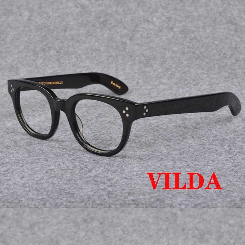 Optical Eyeglasses Frame Men Women Johnny Depp VILDA Vintage Glasses Computer Acetate Spectacle Frame For Male Clear Lens 
Optical Eyeglasses Frame Men Women Johnny Depp VILDA Vintage Glasses Computer Acetate Spectacle Frame For Male Clear Lens