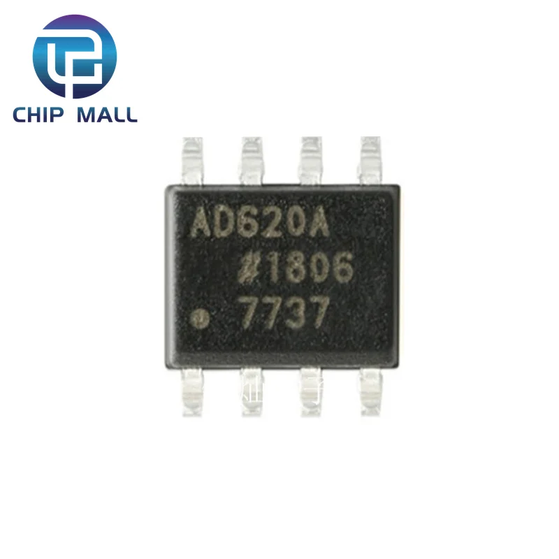 10PCS AD620ARZ-REEL7 AD620ARZ SOIC-8 Low drift, low power instrumentation amplifier chip new original authentic
10PCS AD620ARZ-REEL7 AD620ARZ SOIC-8 Low drift, low power instrumentation amplifier chip new original authentic