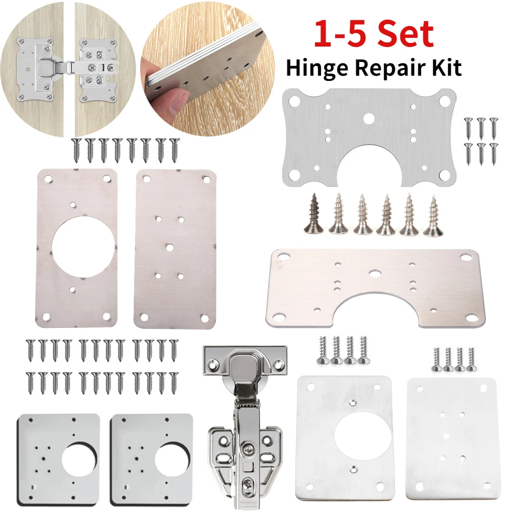 Generic Hinge Repair Plate Cupboard Door Hinge Fixing Plate