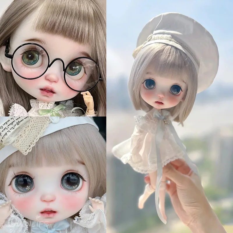 

Piupiu BJD Doll 1/6 Plus Head Collocation HuHu Body Movable Joint Smart Big Eye Cool Styling Girl In Summer For Gifts YOSD Doll