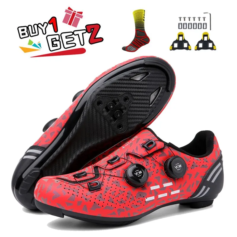 Cycling Shoes MTB Red Luminous Pedal Bicyle Shoes Men Rubber Non-slip Mountain Bike Footwear New Racing Speed Cycling Sneaker
Cycling Shoes MTB Red Luminous Pedal Bicyle Shoes Men Rubber Non-slip Mountain Bike Footwear New Racing Speed Cycling Sneaker
