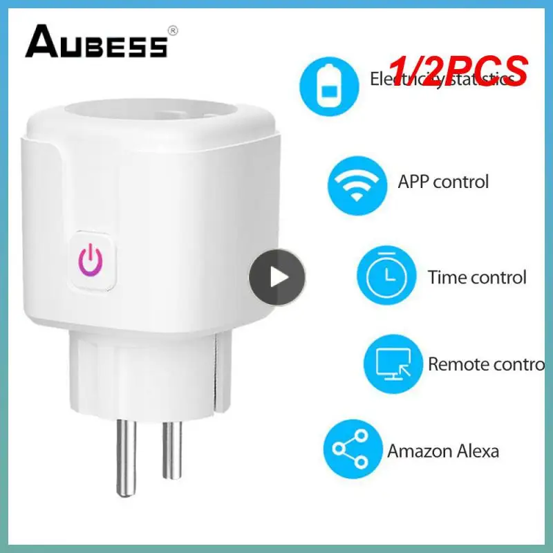 1/2PCS Smart WiFi Plug Adaptor 16A Remote Voice Control Power Monitor Socket Outlet Timing Function work with Alexa Home
1/2PCS Smart WiFi Plug Adaptor 16A Remote Voice Control Power Monitor Socket Outlet Timing Function work with Alexa Home